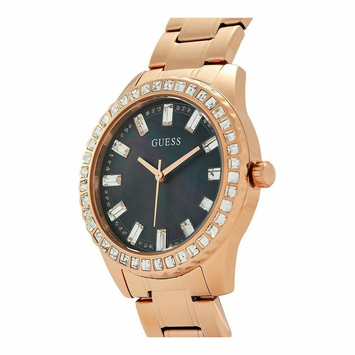 Γυναικεία Ρολόγια Guess GW0111L3 Μαύρο Χρυσός Ροζ - FemmeFavori - V3H981A258F168B46ADCAC31FBAB8D4C543R3691733P4